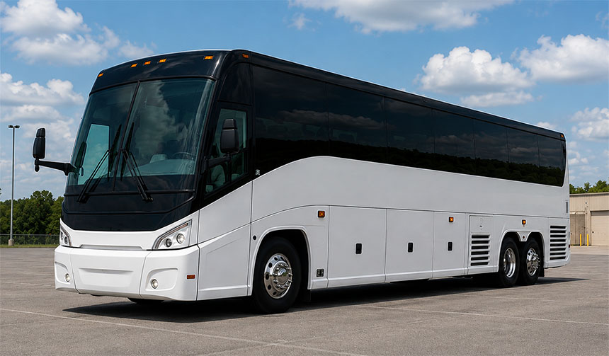 56-passenger charter bus available in Beaverton, OR