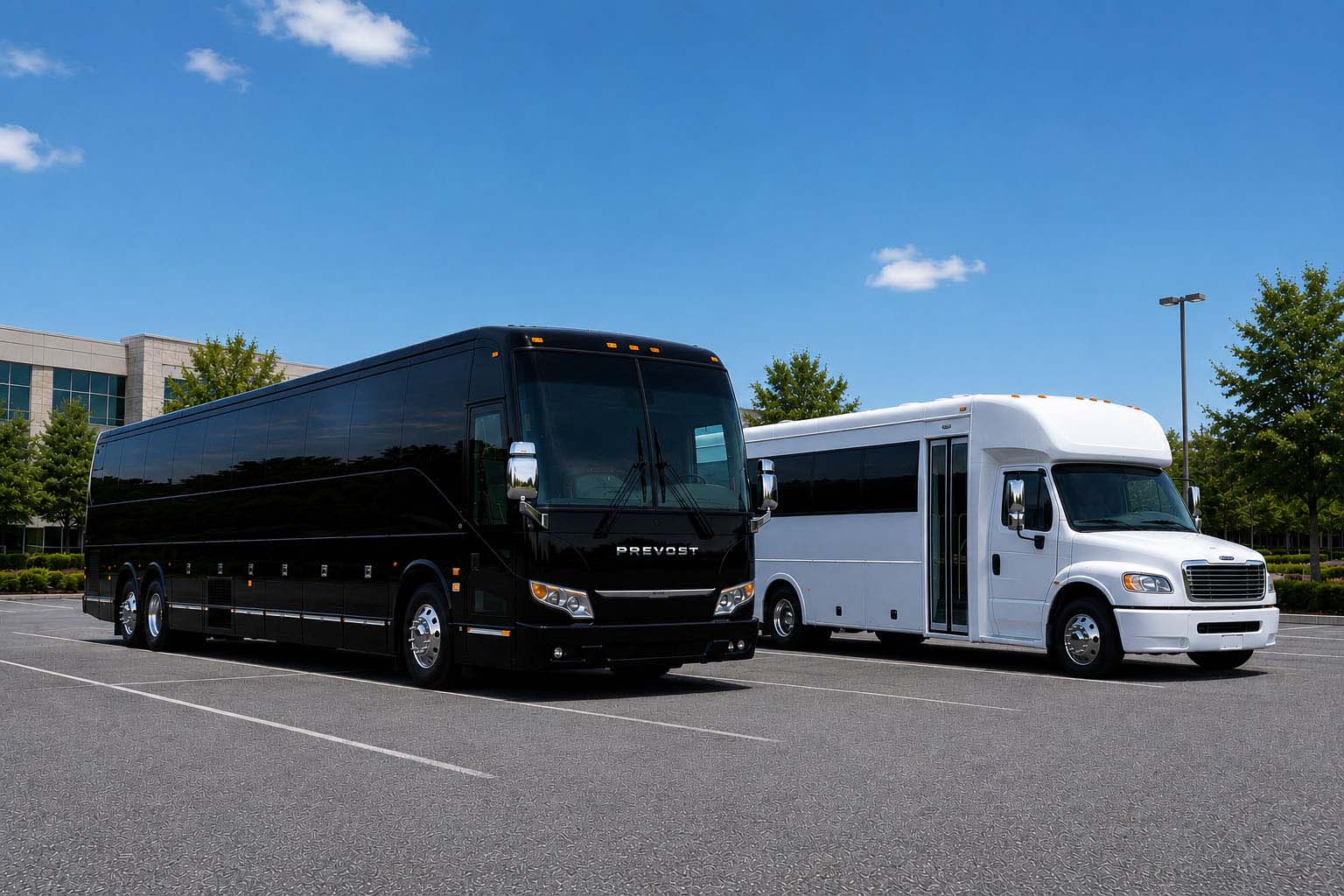 Charter bus rental in Beaverton, OR